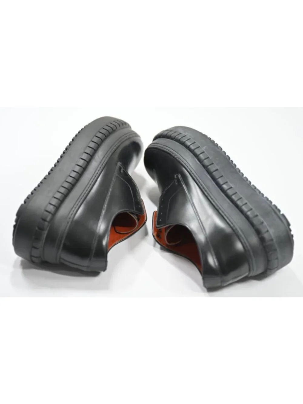 Acne Studios Hover Derby Leather Boots in Black